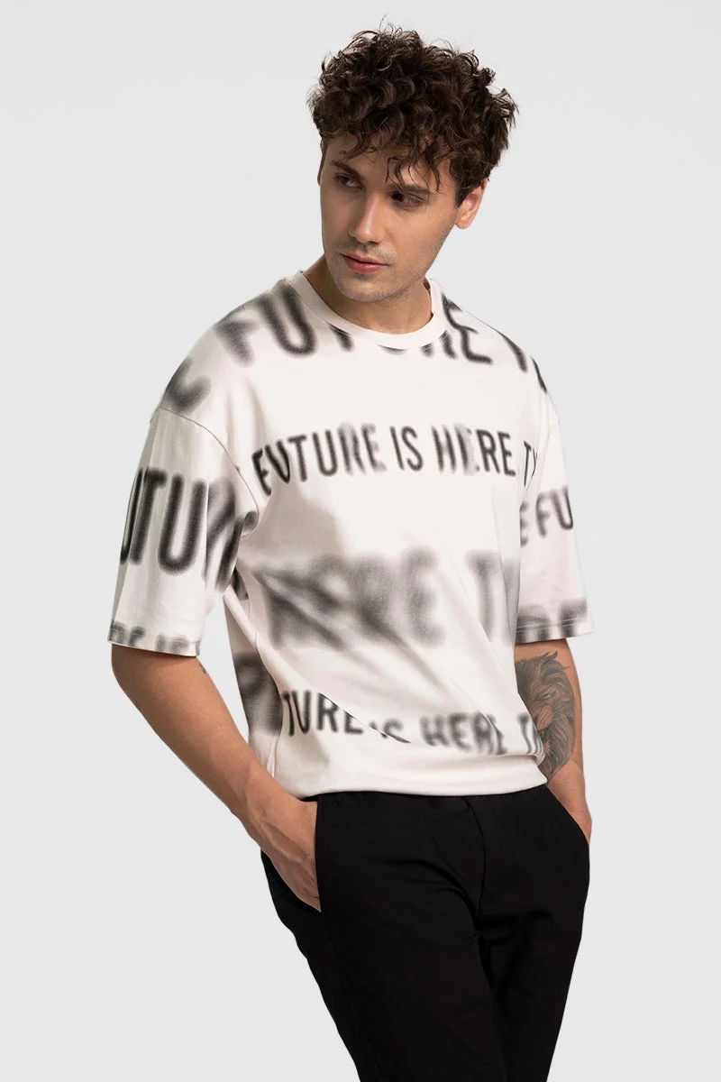 SNITCH Future Off-White Oversized T-Shirt